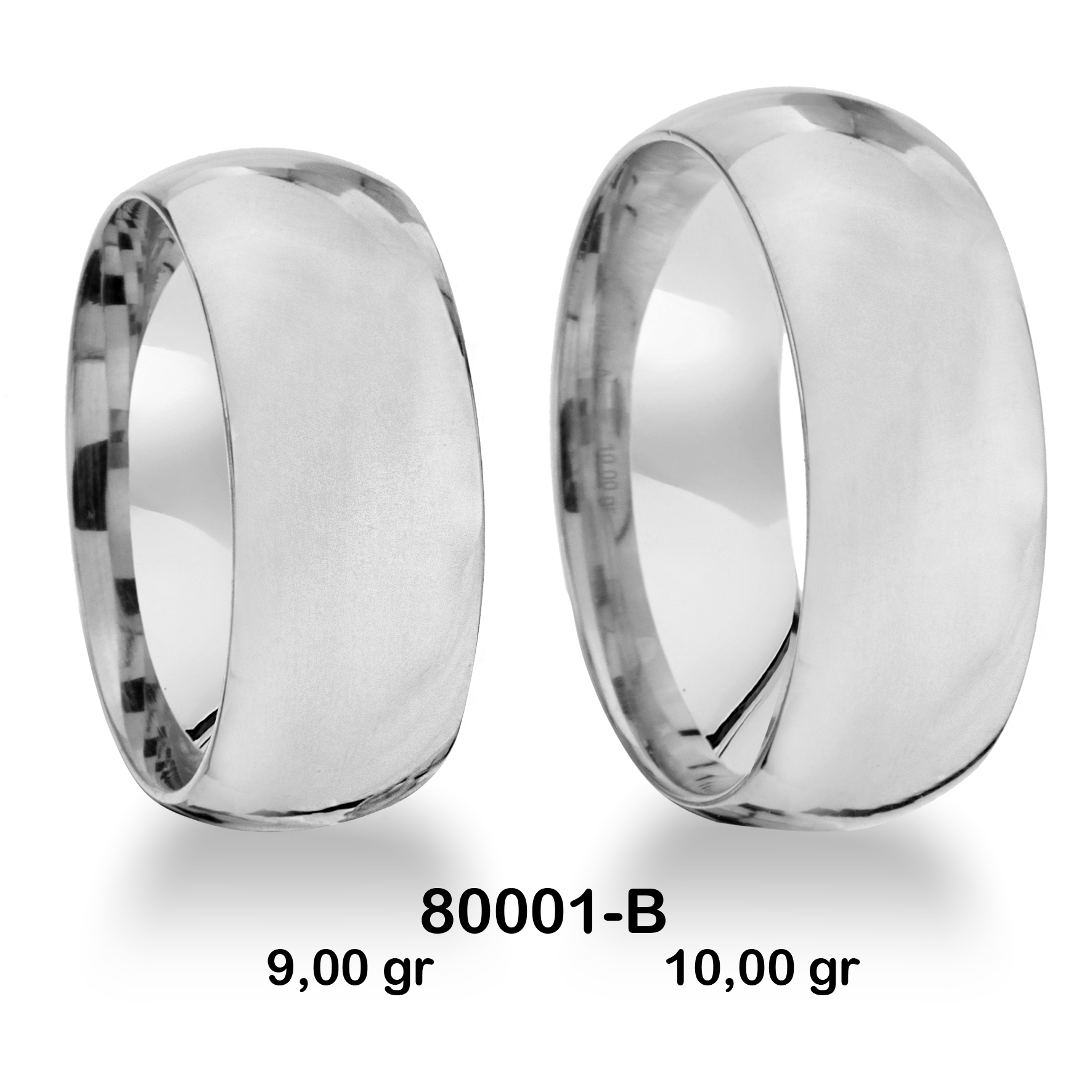 Beyaz Alyans Modeli-80001-B